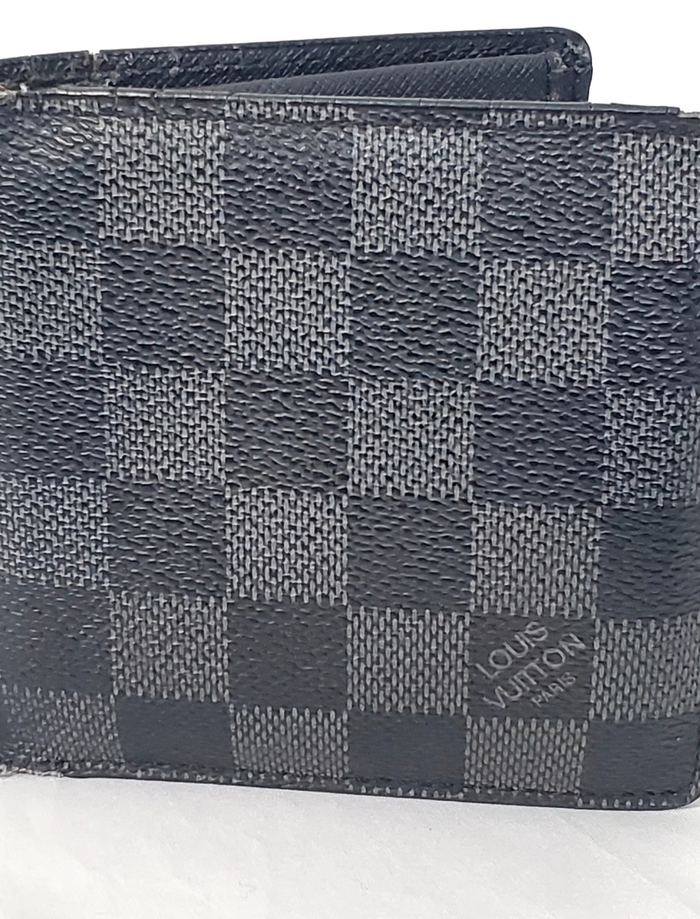 Louis Vuitton Damier Graphite Black Bi-Fold Wallet